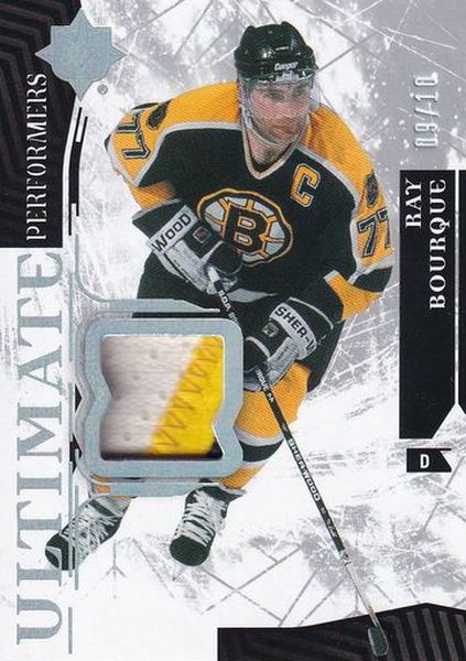 patch karta RAY BOURQUE 17-18 UD Ultimate Performers Patch /10